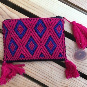Handmade Embroidered Mexican Coin Purse